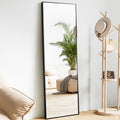 JHK 64"x21" Full Body Wall Mirror Standing Hanging or Leaning Wall-Mounted Mirrors with Stand Aluminum Alloy Frame Living Room
